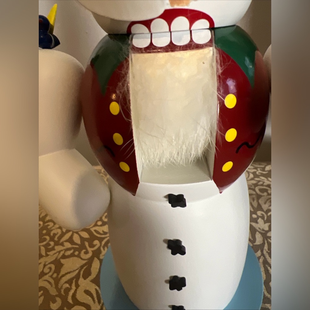 Old World Christmas Collectors Club EM Merck Signed 7295 Snowman 11” - Picture 5 of 16